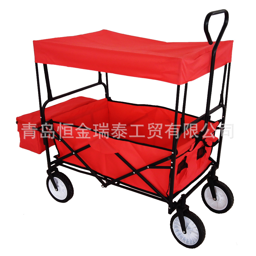 厂家批发 搬运推拉工具车 沙滩野营草地户外多功能便携手推车