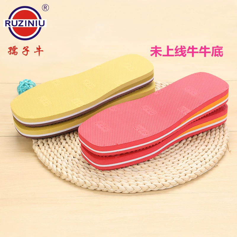 Заводская подошва Ruziniu, оптовая продажа, Нескользящие износостойкие тапочки, шерстяная теплая обувь ручной работы, не ходят по низу скота