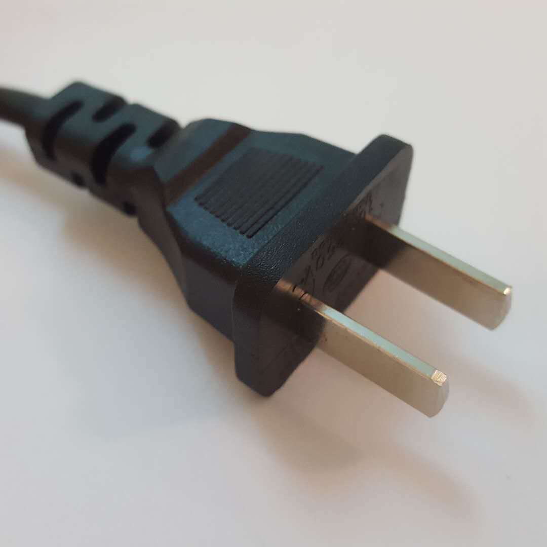 扁插1米带正角线卡电源线2扁单带盒卡位插头线国标适配器插头线