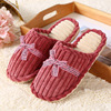 Demi-season comfortable wear-resistant keep warm slippers with bow for beloved for pregnant, footwear, wholesale