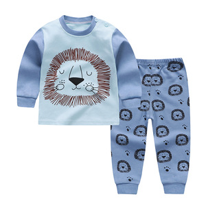 Children’s underwear set two piece cotton boys’ and girls’ autumn clothes and trousers