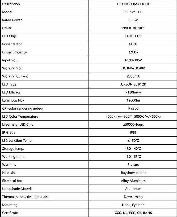 LS-PGY100C