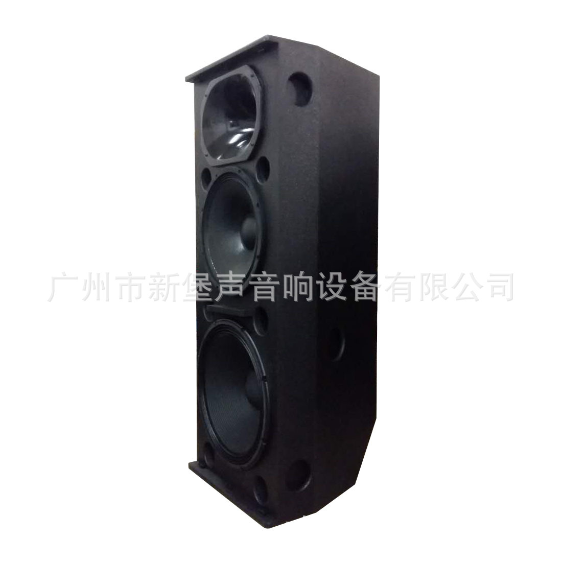 Producción profesional de 15 "+ 18" + 3 "agudos de tres frecuencias caja de rendimiento de audio altavoz ILS-318