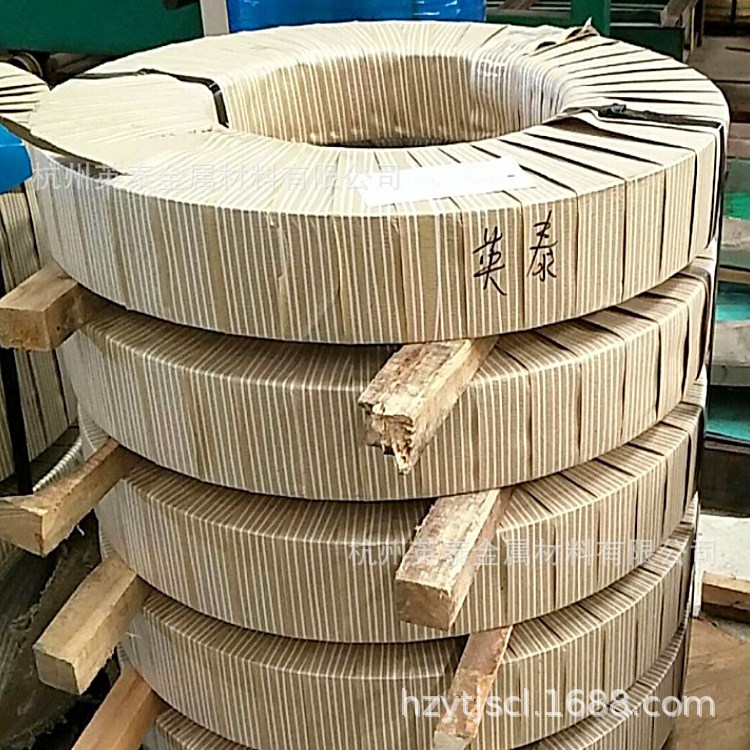 厂家现货供应304不锈钢0.1厚钢带，304定制薄料