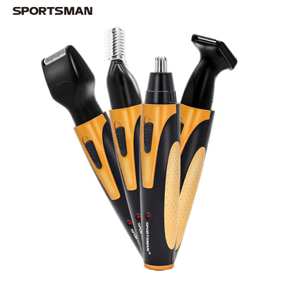 SPORTSMAN SM-409S多功能四合一剃鼻毛器迷你剃须修眉鼻毛修剪器|ru