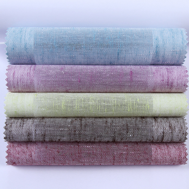 新款窗紗 簡約素色透光十字麻紗 多色可選 客廳臥室專用窗紗批發