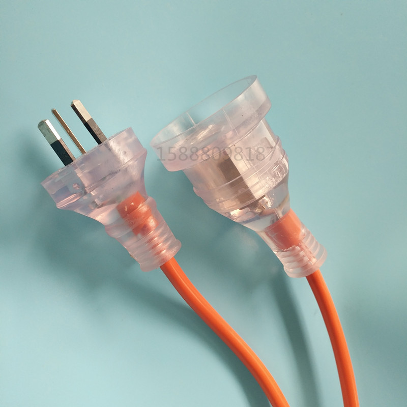 供应澳大利亚延长线 3芯RVV澳标三插电源线 三芯澳规电源线