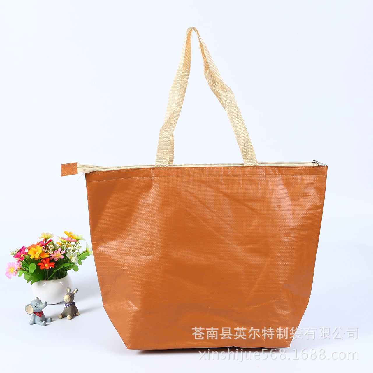 专业定制无纺布手提覆膜冰包保温袋野餐环保铝箔外卖便当保鲜包