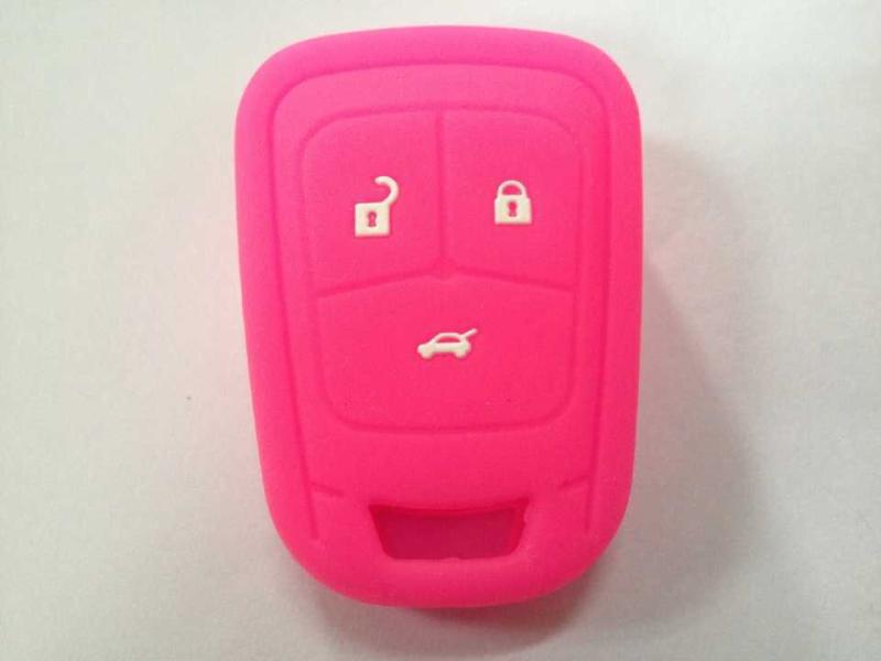 Suitable for Chevrolet Aveo Cruze Silicone Key Case Straight Type Special Car Remote Control Protective Cover Buckle