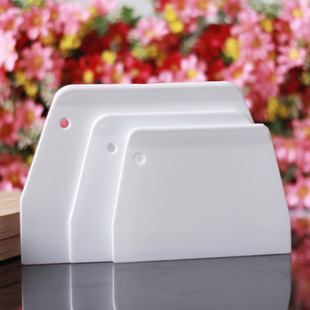 Trapezoid Plastic Scraper Baking Large Size Rice Bowel Flour Scraper Dough Cutter Kitchen Utensils Baking Spatula Tool