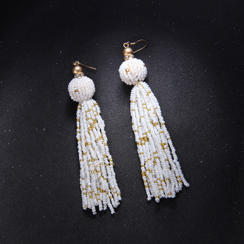 Alloy Fashion Tassel earring(Photo Color) NHQD5279-Photo-Color