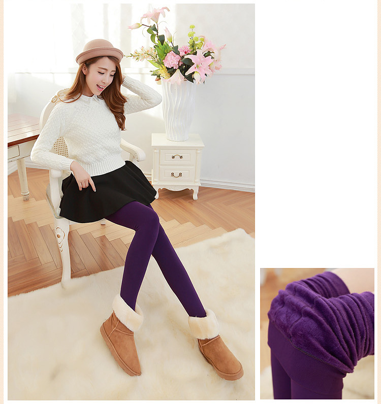 Women's Street Sexy Solid Color Full Length Leggings display picture 6