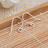 Simplicity personality Sterling Silver ear hook 925 Silver accessories Ear Studs Hooks manual diy make Earrings Earrings Ear jewelry