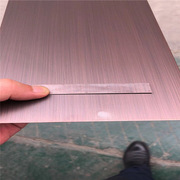 优质304不锈钢镀铜板 彩色不锈钢 不锈钢仿古铜 紫铜红古铜拉丝板