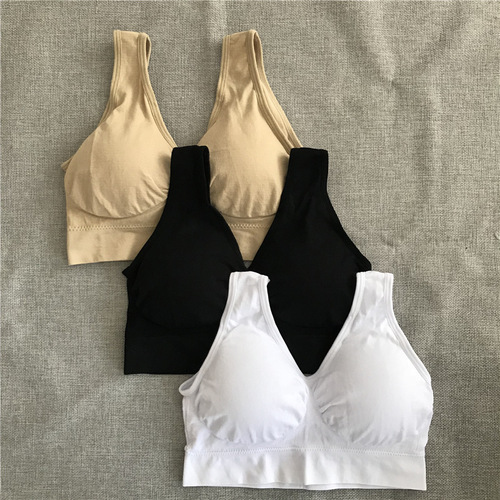 Zero Restriction Underwear Plus Size Wire-Free Seamless Sports Bra Cross-Border Yoga Bra Sleep Bra