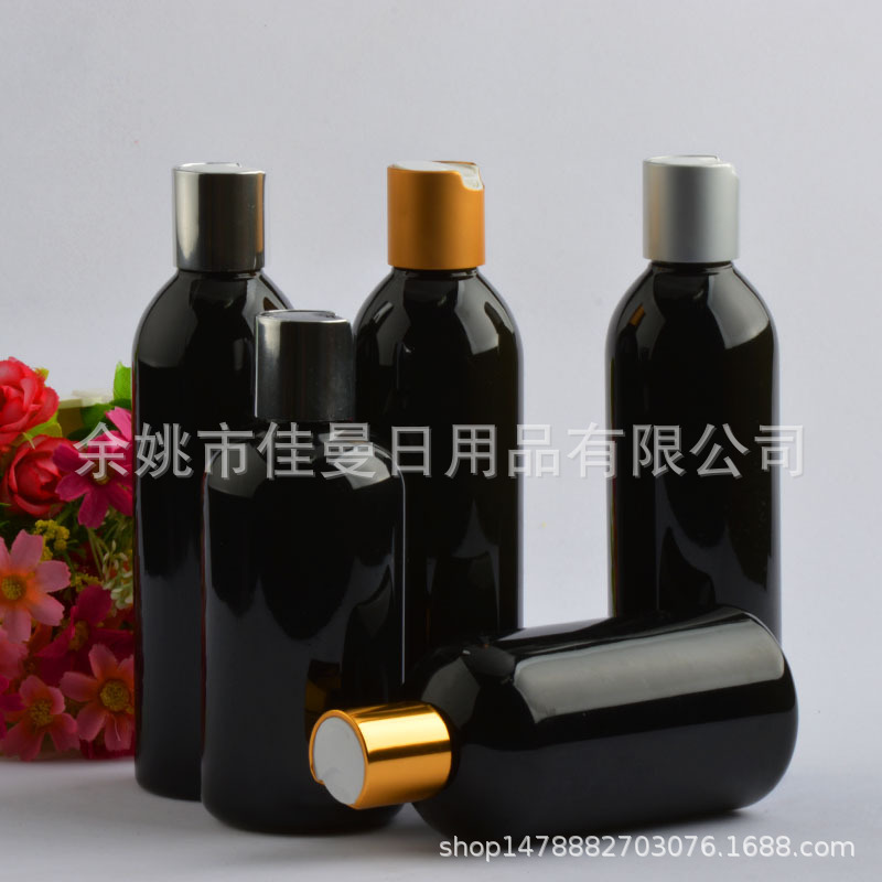 批发250ml毫升电化铝千秋盖乳液瓶 塑料分装瓶 PET化妆品分装瓶