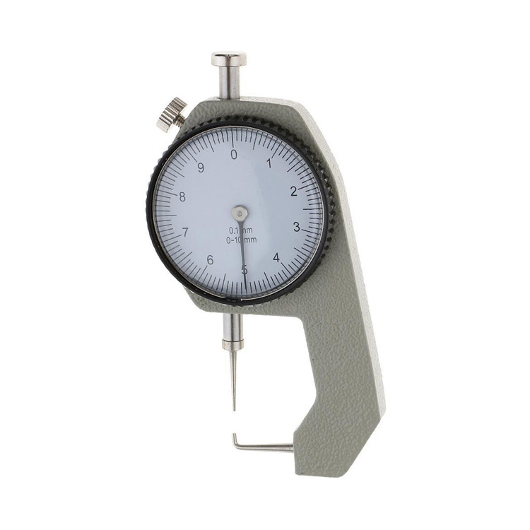 测厚仪 指针式弯尖头测厚仪 手持式平头厚度表