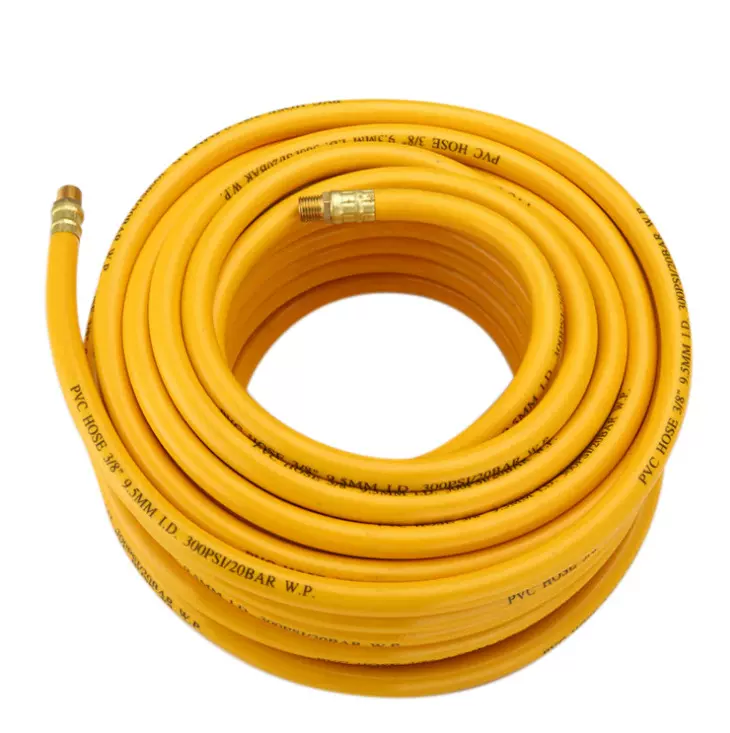 厂家直销空压机气动软管，6X10PVC气管配德式接头