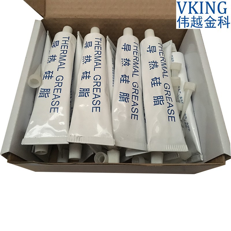 伟越金科导热硅脂VK-771 100克/支|1.2w导热系数牙膏管支装包邮