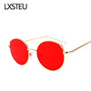 Retro metal sunglasses, glasses from pearl, 2018, western style