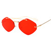 Retro fashionable sunglasses, glasses solar-powered, 2023, European style