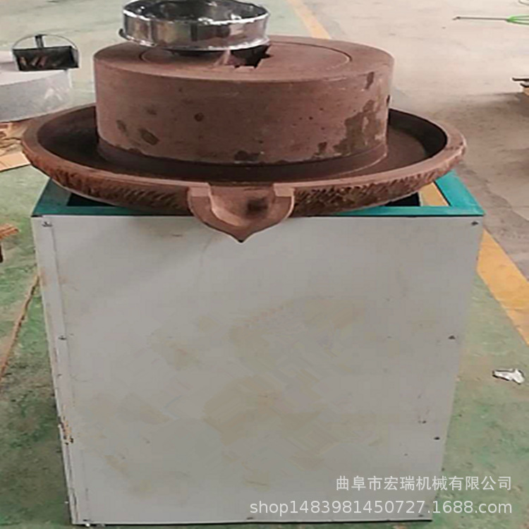 小型芝麻酱机价格 豆腐电动石磨机 肠粉磨粉机