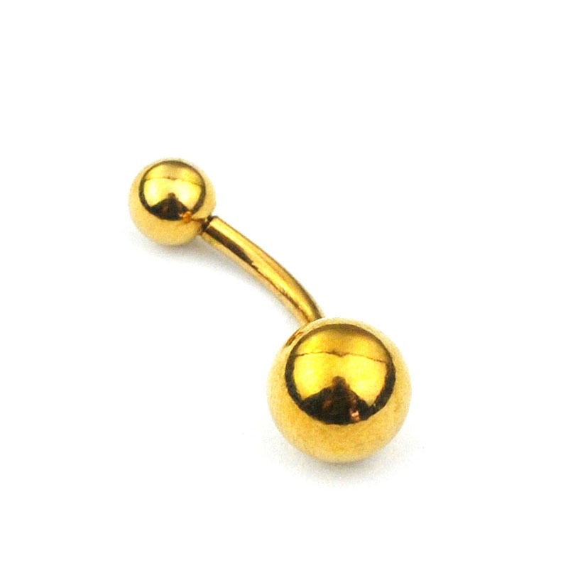 Fashion Stainless Steel Piercing Jewelry Simple Geometricl Navel Ring display picture 4