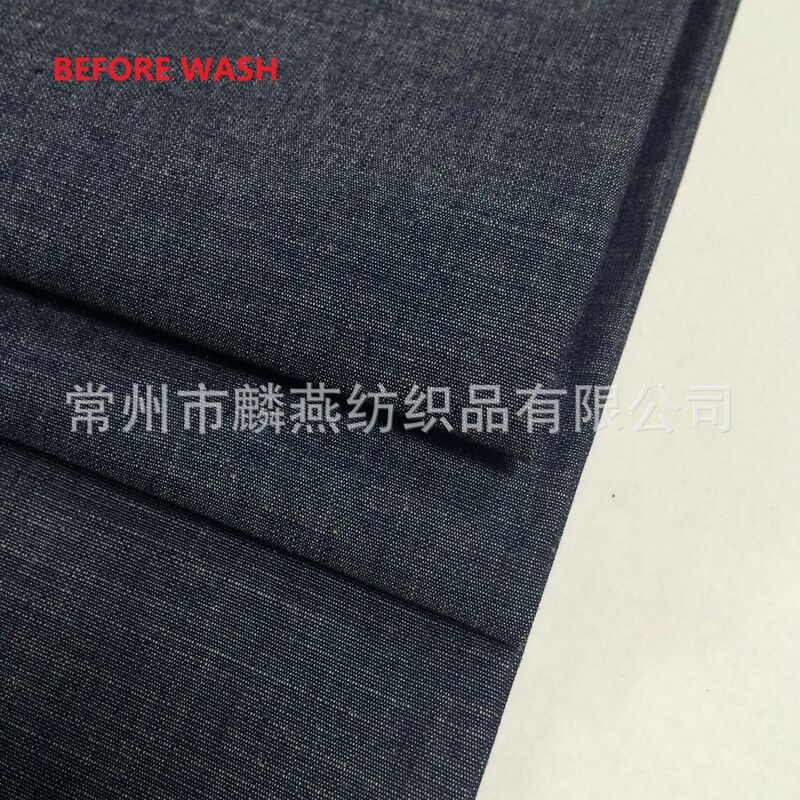 [Factory direct sales]# LY-1034 spring and summer Indigo pure cotton bamboo joint Denim youth cloth all kinds of clothing cloth