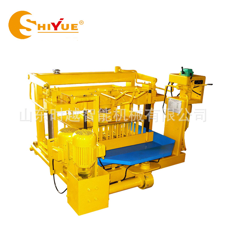 山东时越厂家直销 环保砖机 空心砖 QMY-30移动式制砖机