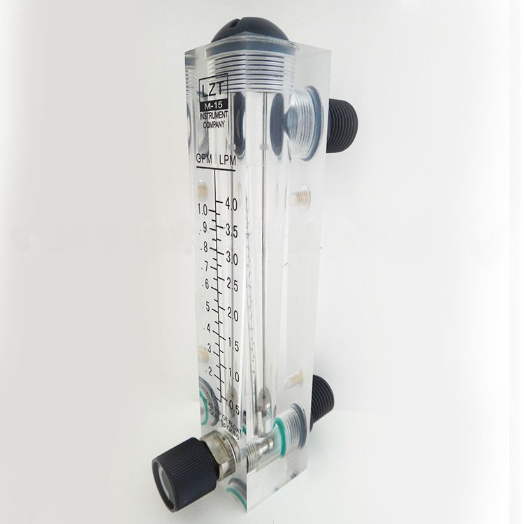 FRATERZ面板式水液体流量计螺纹连接有机玻璃材质转子流量计