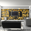 Acrylic decorations on wall for living room for bedroom, mirror effect