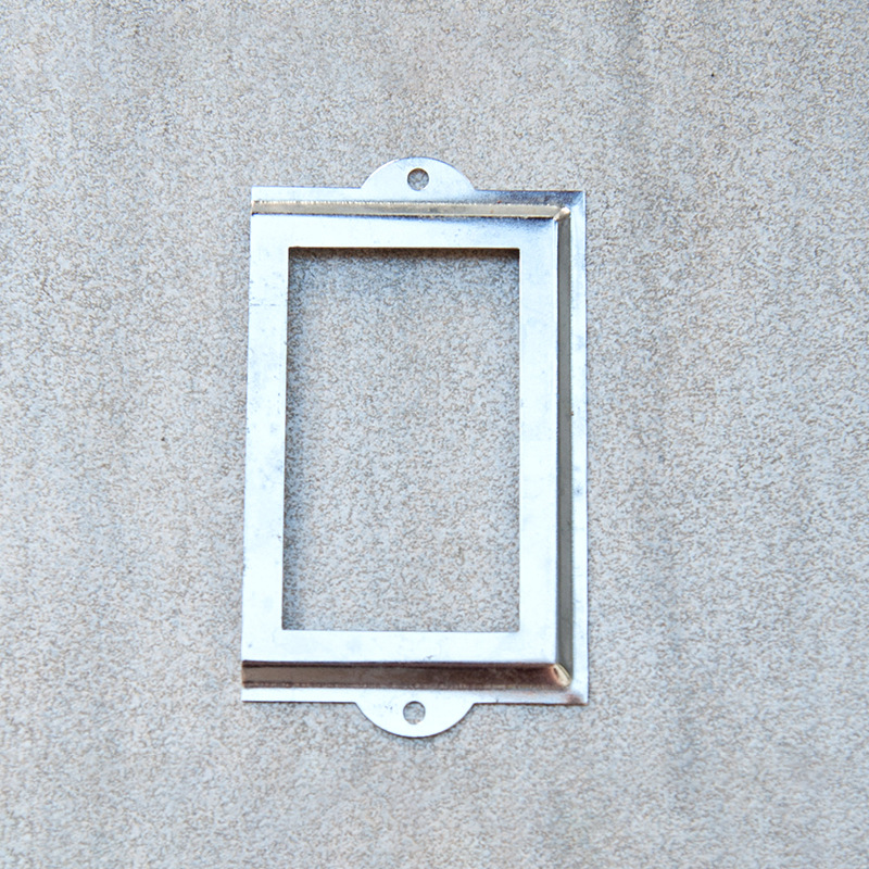 金属标签框 密集架配件不锈钢箱包框标签框 旅游箱包金属标签框