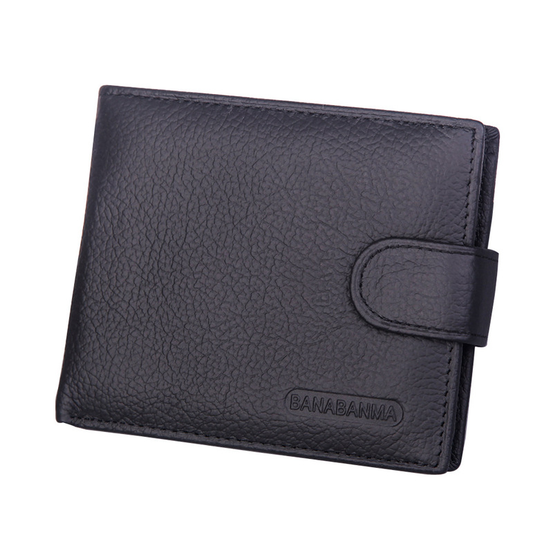banabanma men's wallet cowhide short retro zipper buckle wallet new wallet tide factory wholesale banabanma men's wallet cowhide short retro zipper buckle wallet new wallet tide factory wholesale
