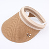 Summer metal children's sun hat with bow, Korean style, family style