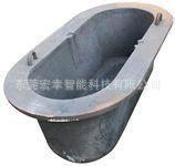 广东百顿坩埚  椭圆石墨坩埚 熔铝石墨碳化硅坩埚 寿命一年以上