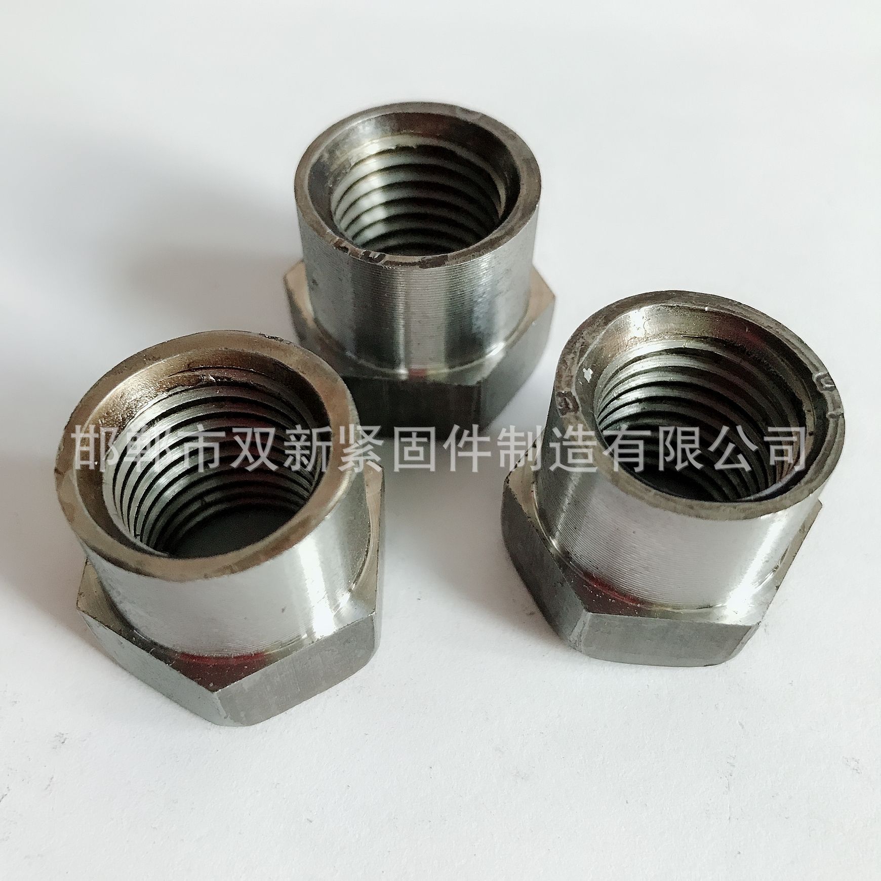 厂家专业冷镦加工六角外丝接头 精密车削内外六角外丝接头五金件