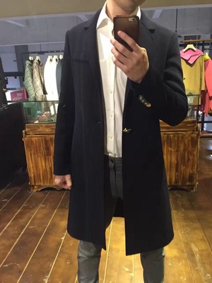 范家男士西装长款大衣2018新款纯原8102901
