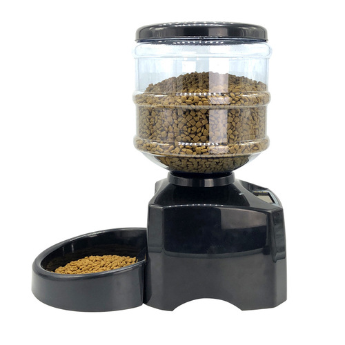 Automatic pet feeding machine bowl cat feeder three meals timed and quantitative cat and dog feeder 5.5 liters recordable