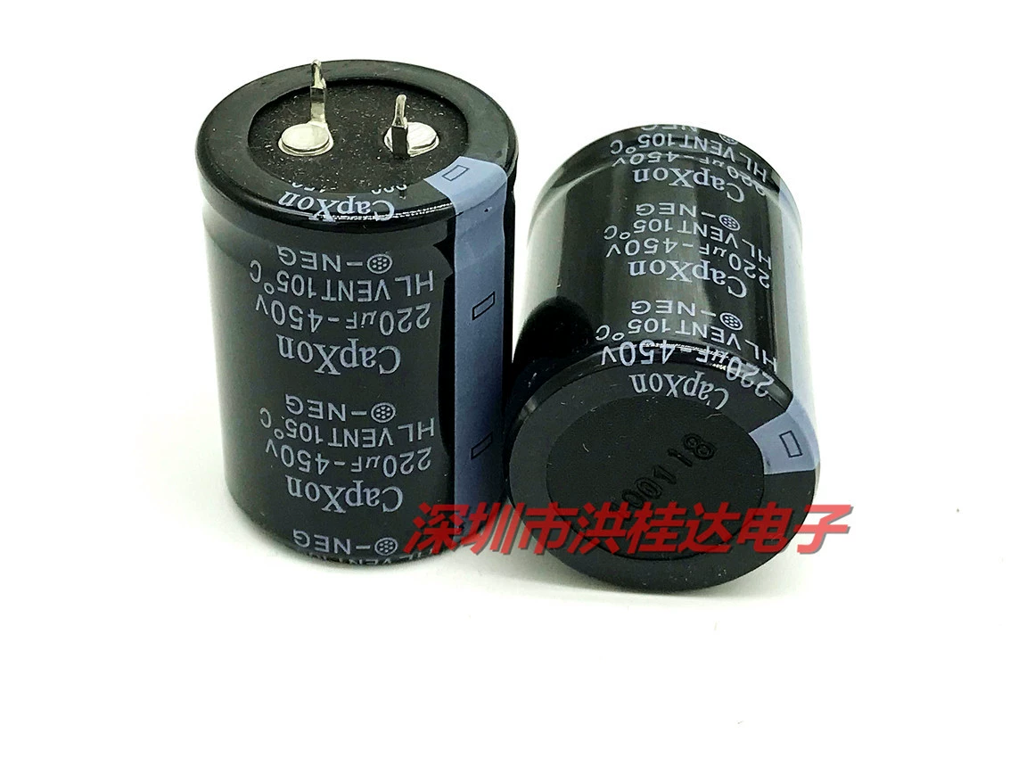 Оригинальный тайваньский Fengbin Capxon электролитический конденсатор 450V220μF 30x40 105 HL серия 220μF450V