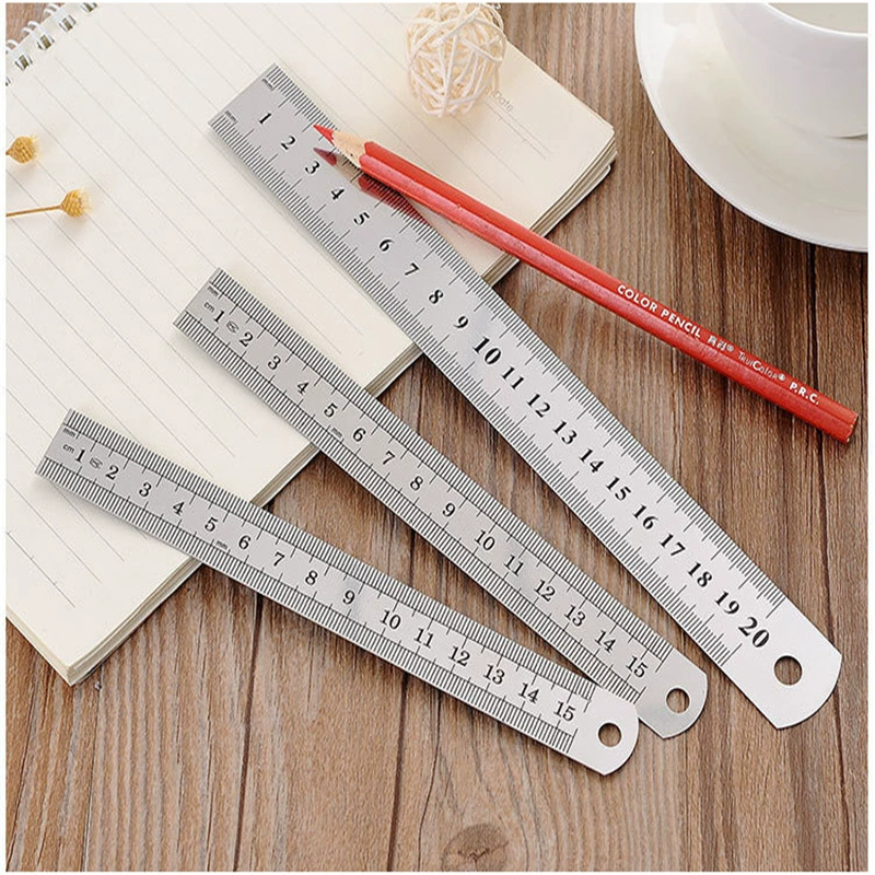 Universal ruler stainless steel, high quality stationery
