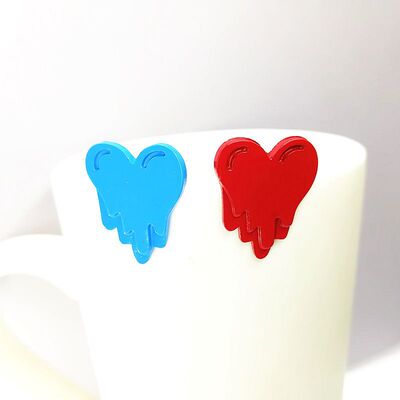 [Qingdao Galaxy]Jewelry Japan and South Korea Series literature Vintage Style woman temperament Blood Mind Brooch