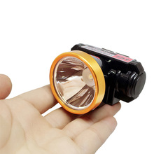 Ánh sáng mạnh mẽ sạc đèn pha Ultralight siêu sáng lithium điện nhỏ gọn câu cá đầu đèn pin nhà máy bán hàng trực tiếp Đèn pha