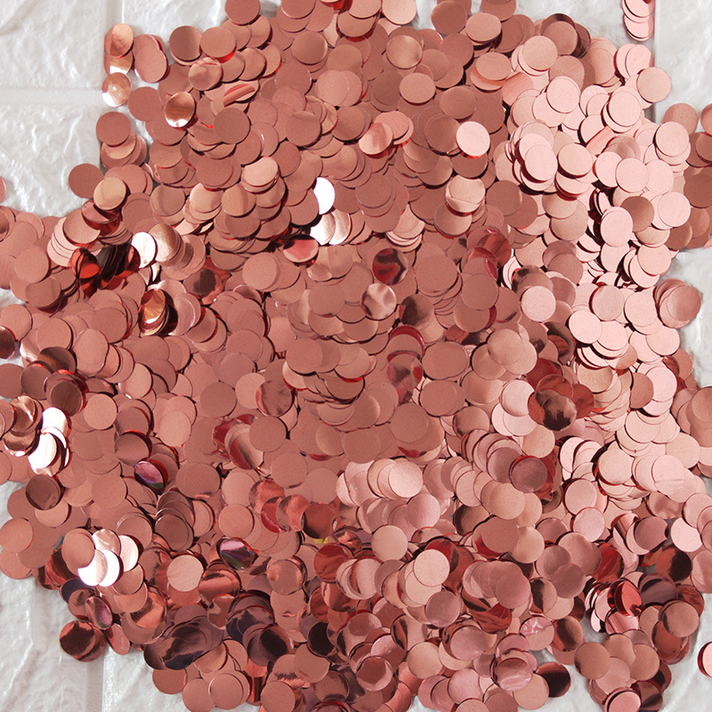 1cm 로즈 골드 (알루미늄 필름) 10 g 팩