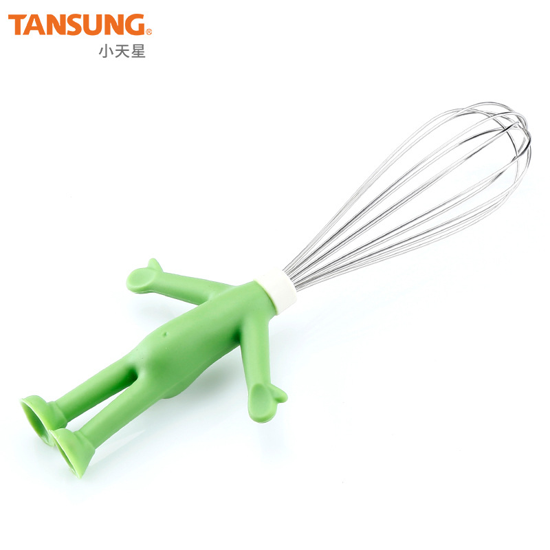 人型卡通兒童尼龍廚具 烘焙餐具套裝 硅膠鏟廚具人型廚房工具批發(fā)