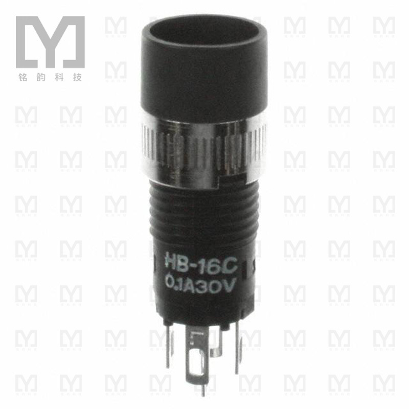HB16CKW01【按钮开关】SWITCH PUSH SPDT 0.1A 30V