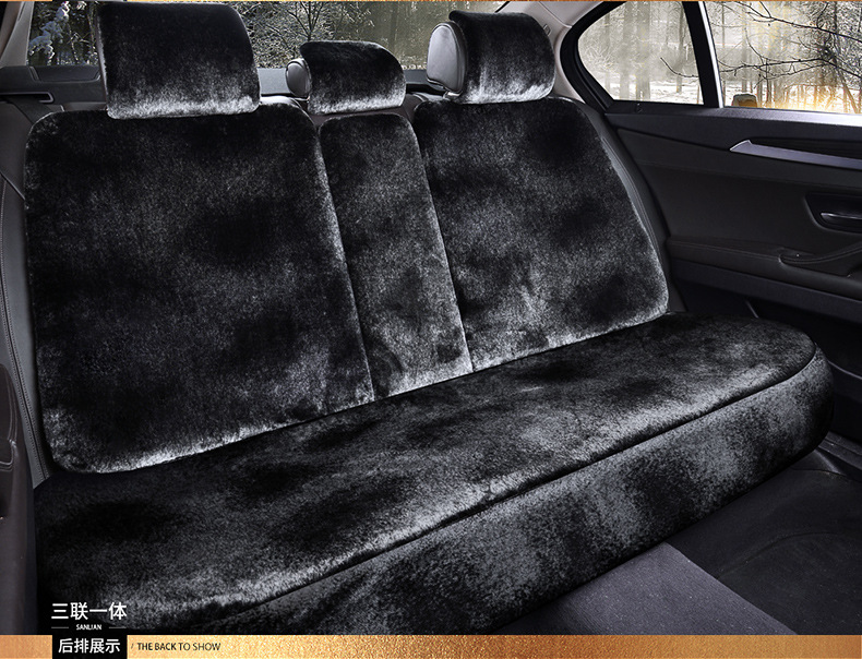 New Car Seat Cover Full Surround Winter Plush Warm Car Seat Cover