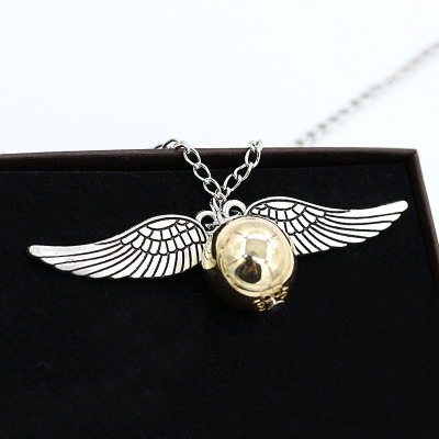 Harry Potter and Deathly Hallows Necklace Angel Wing Necklace Clavicle Chain Wholesale