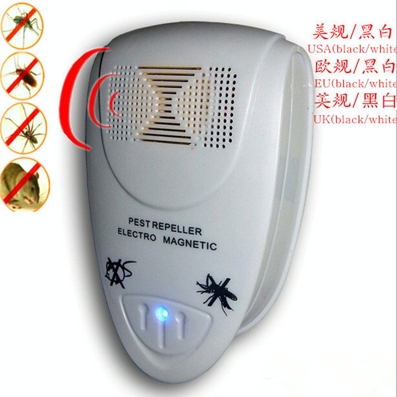 源頭批發家用現貨pestrepeller超聲波驅鼠器靜音驅蚊器電子驅蟲器