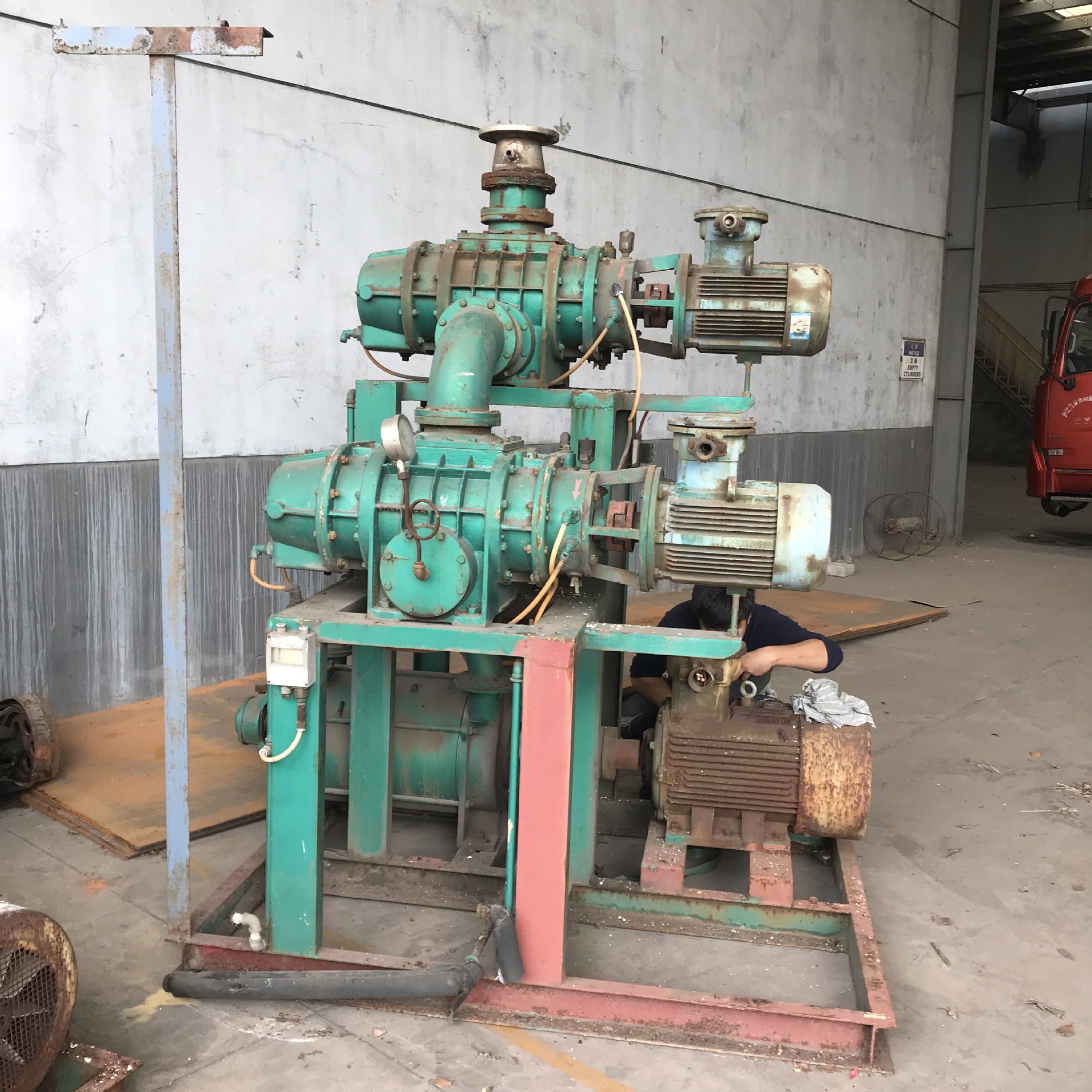 二手罗茨真空泵 二手水环真空泵 二手真空泵 150L罗茨真空机