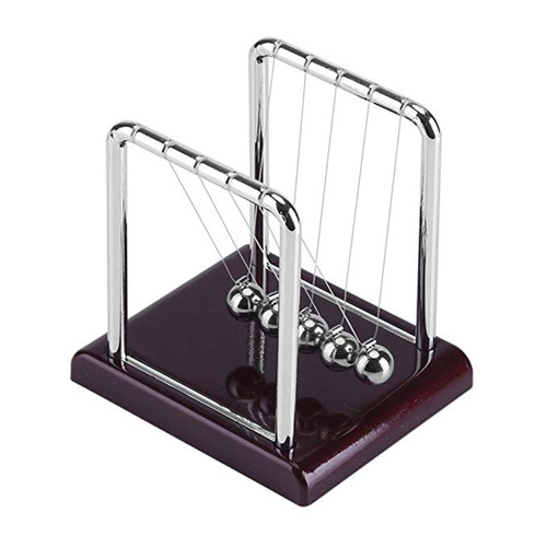 Small Newton pendulum billiard ball, collision ball, decompression ball, small square force balance ball, metal craft gift model